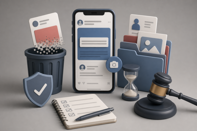 Checklist per salvare screenshot di post e Storie prima che scompaiano