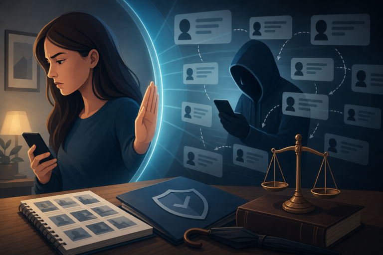 Contatti ripetuti da nuovi account dopo il blocco di un profilo sui social